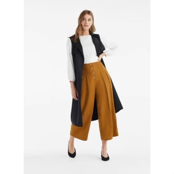 Vetta Capsule The Trench Black Coat Convertible Sleeveless Sz XS - Picture 3 of 15